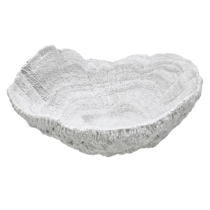 White Seashell Tray, 13.4x7 | At Home