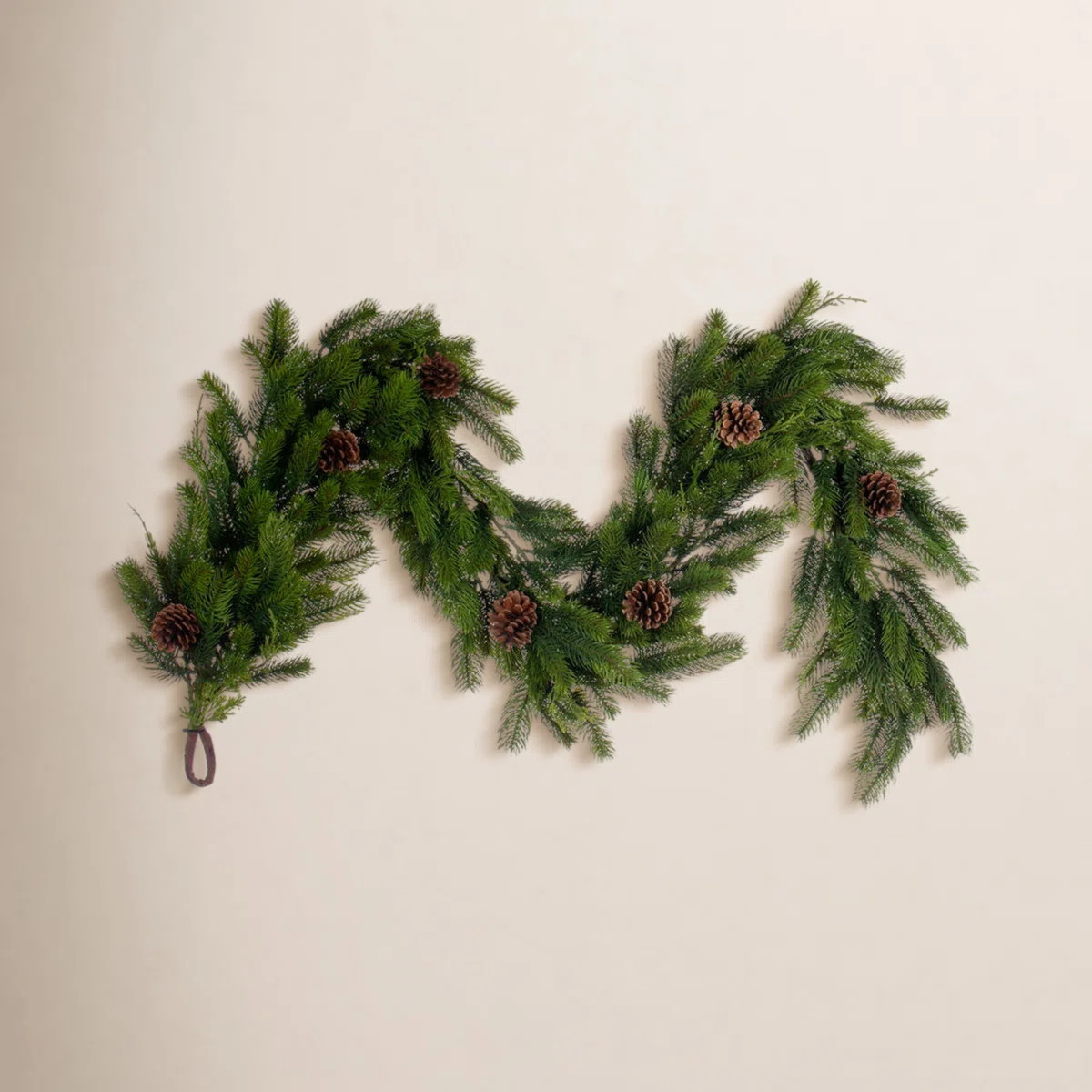 The Holiday Aisle® 6' x 12" Holiday Pine Garland with Cones | Wayfair North America
