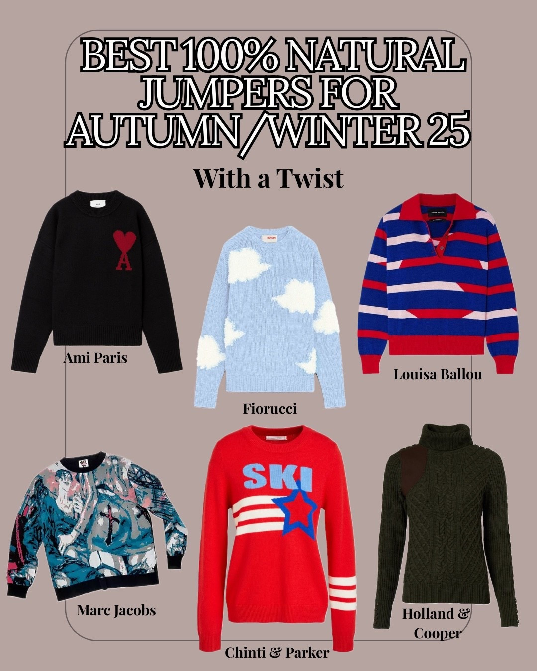 Best 100% Natural Jumpers for Autumn/Winter 25

#LTKeurope #LTKFashionMonth #LTKautumn