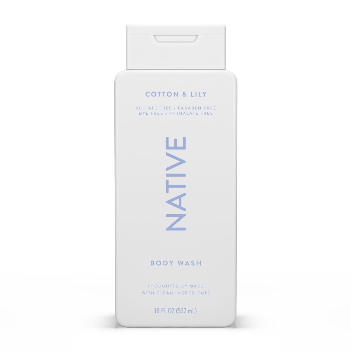 Native Body Wash - Cotton & Lily - Sulfate Free - 18 fl oz | Target