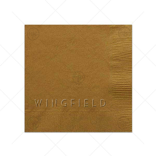 Embossed Family Name Napkin | ForYourParty
