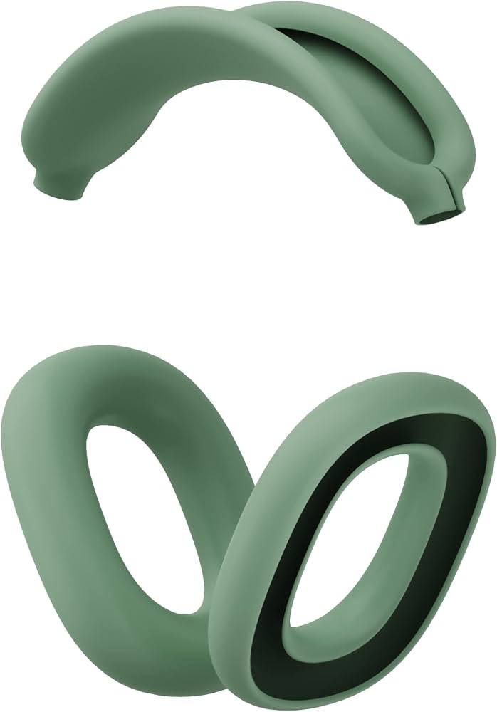 Tucana Silicon Cases Compatible for AirPods Max, Overhead Cover + Earcup Cover (Green) | Amazon (US)