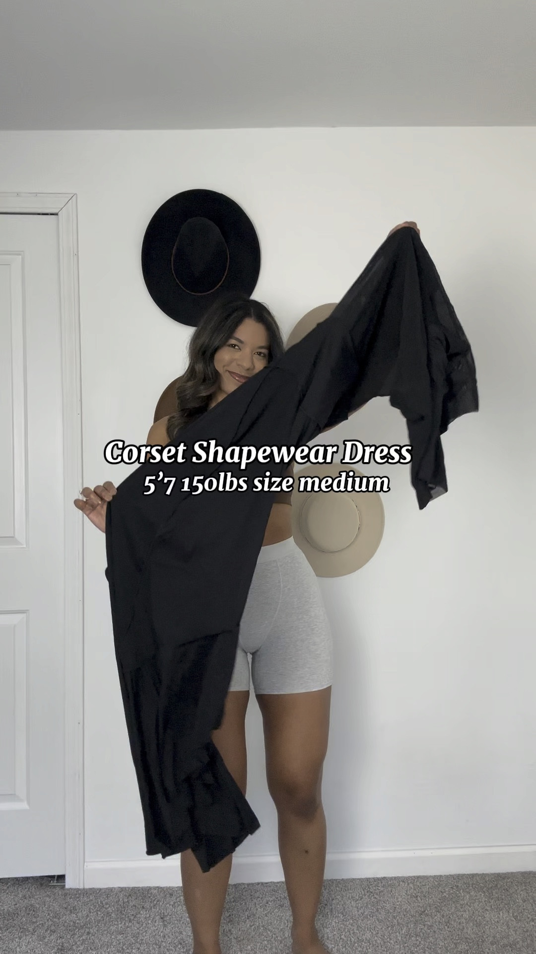 Amazon shapewear dress! The perfect black dress! Date night/ Valentine’s Day wearing size medium 