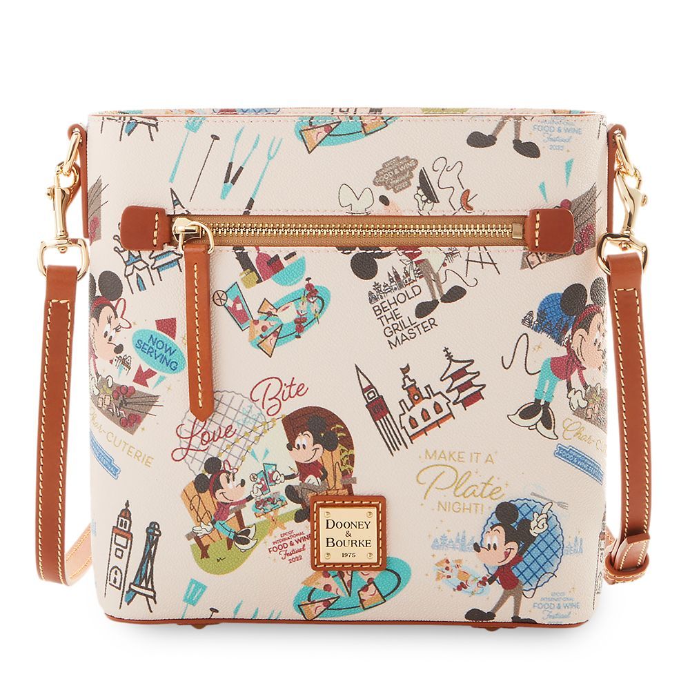 Mickey and Minnie Mouse Dooney & Bourke Crossbody Bag – EPCOT International Food & Wine Festiva... | Disney Store