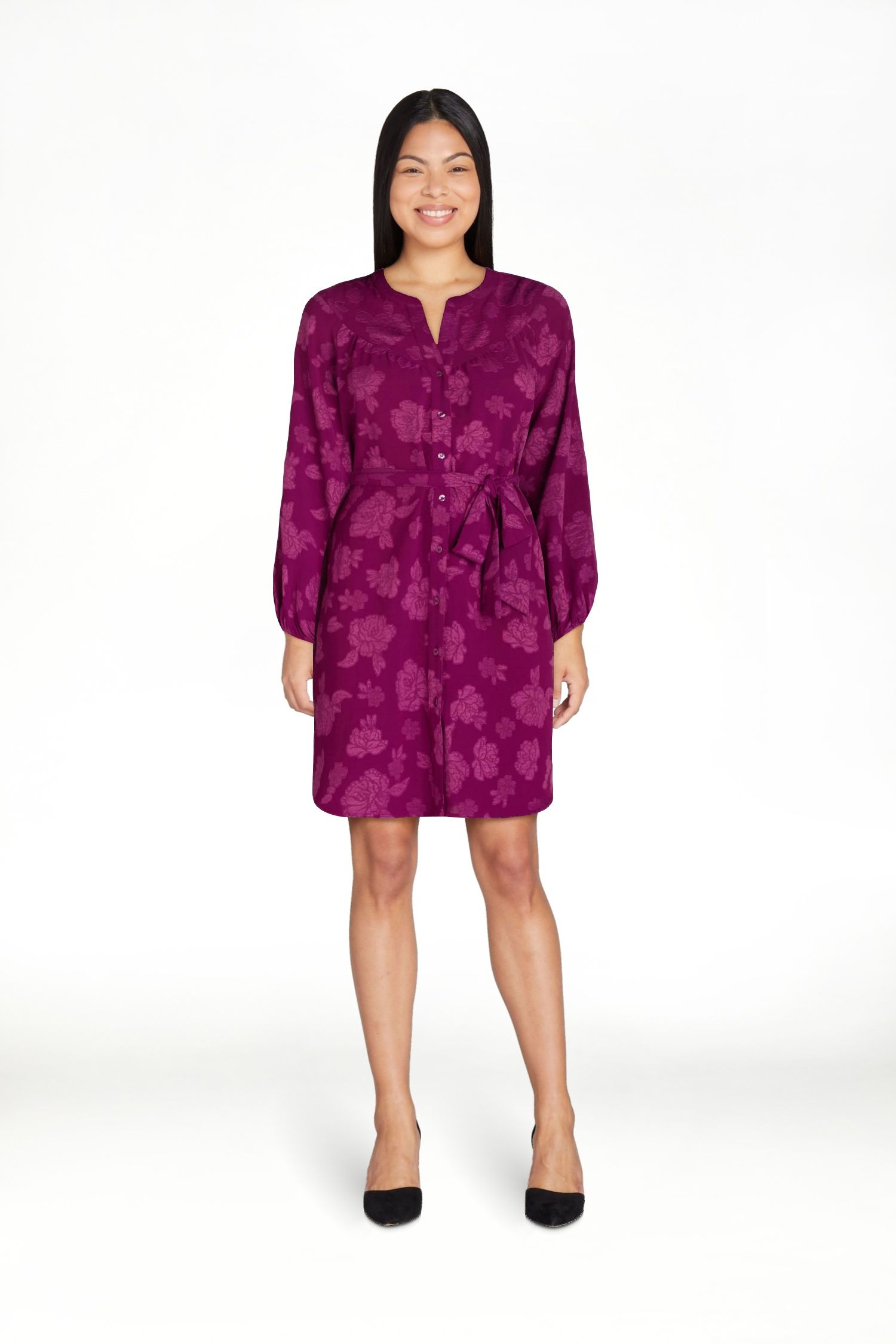 The Pioneer Woman Belted Mini Shirtdress, Women’s, Sizes S-3X | Walmart (US)