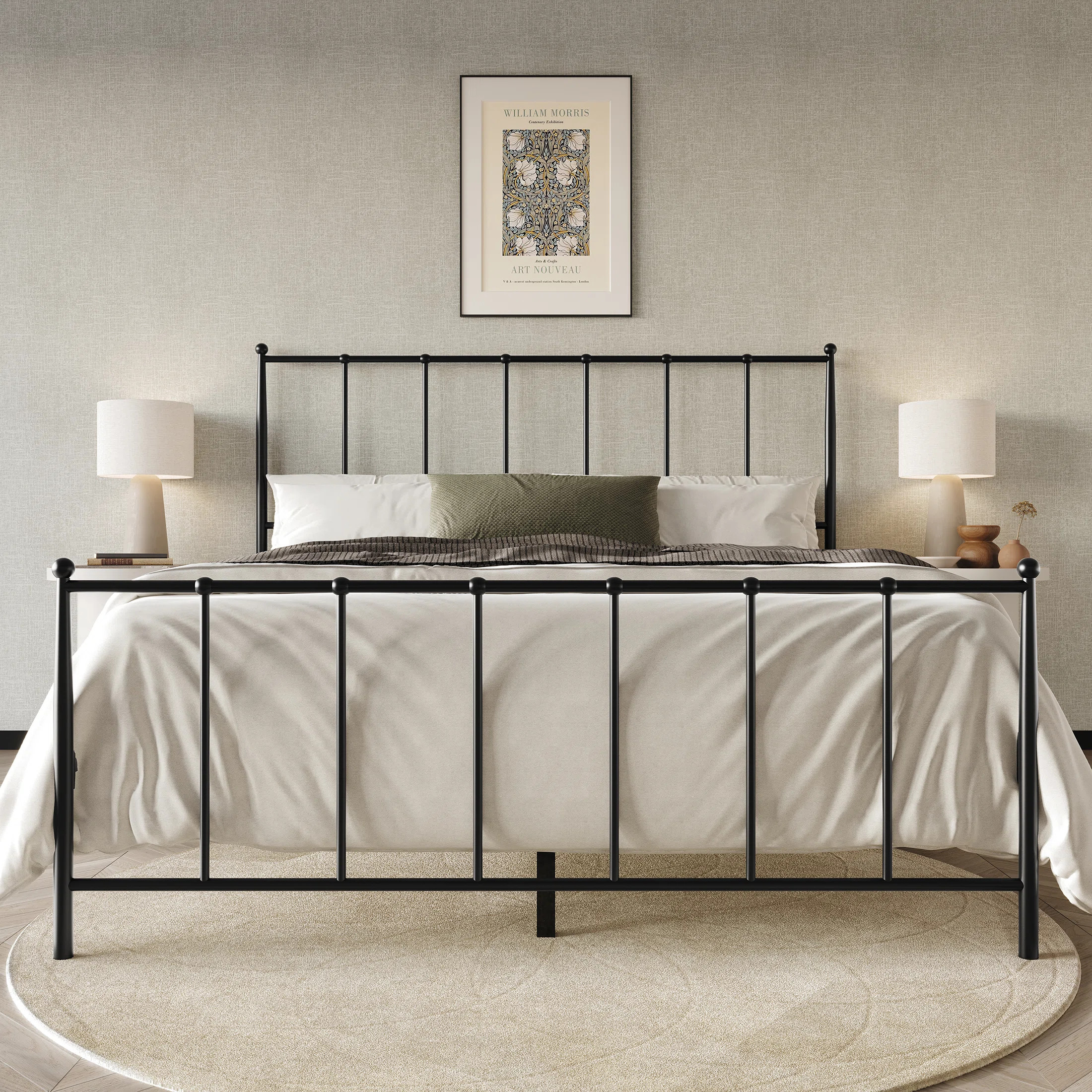 Ebern Designs Makaelyn Metal Open-Frame Bed & Reviews | Wayfair | Wayfair North America
