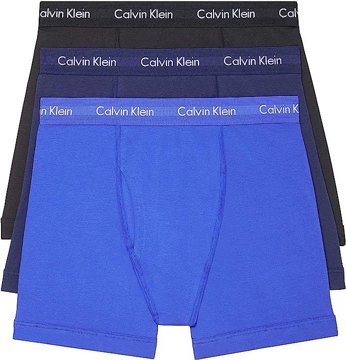 Calvin Klein Men's Underwear Cotton Stretch 3-Pack Boxer Brief | Amazon (US)