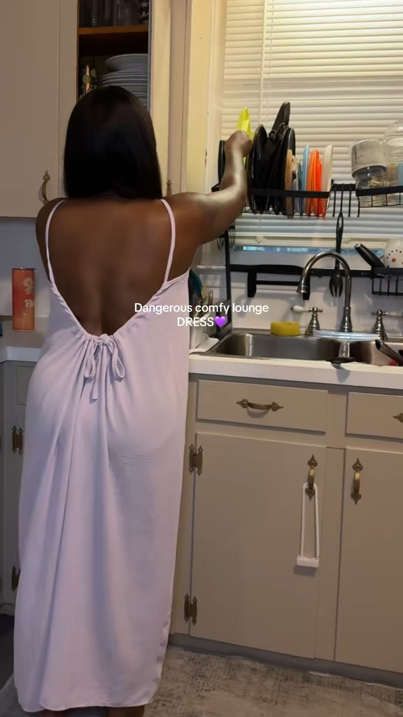 Super comfy flowy lounge dress💜

#LTKootd #LTKU #LTKMidsize