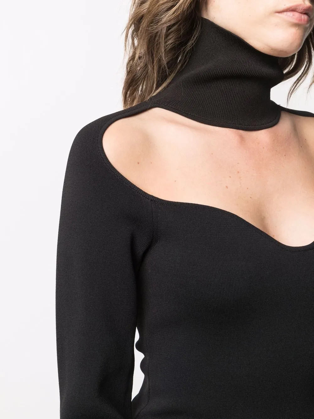high-neck cut-out top | Farfetch (RoW)