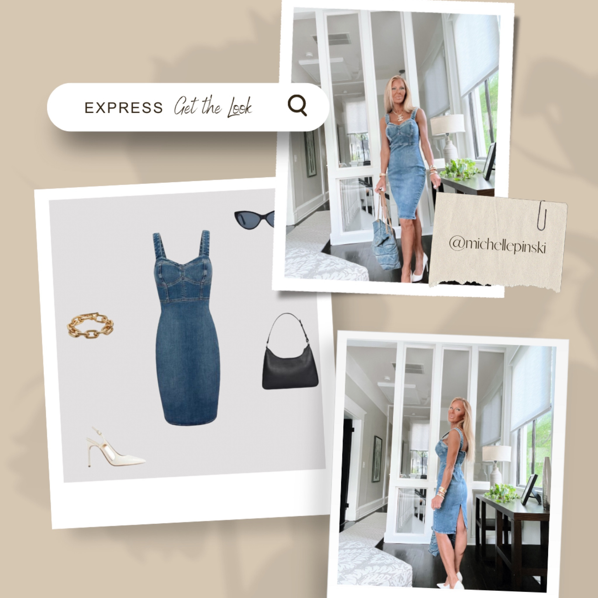 Get My Look from Express
Jean Dress size XS 
#LTKunder100 #LTKstyletip #LTKfind
