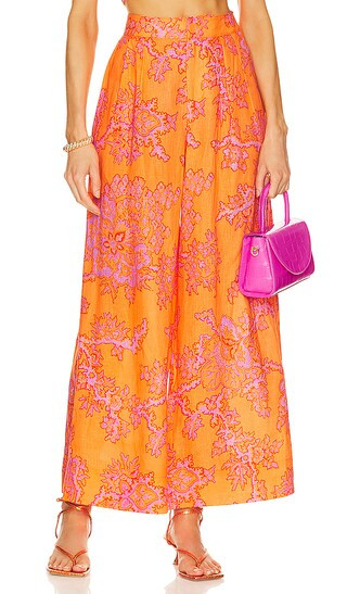 Campbell Pant in Coral Reef Grande | Revolve Clothing (Global)