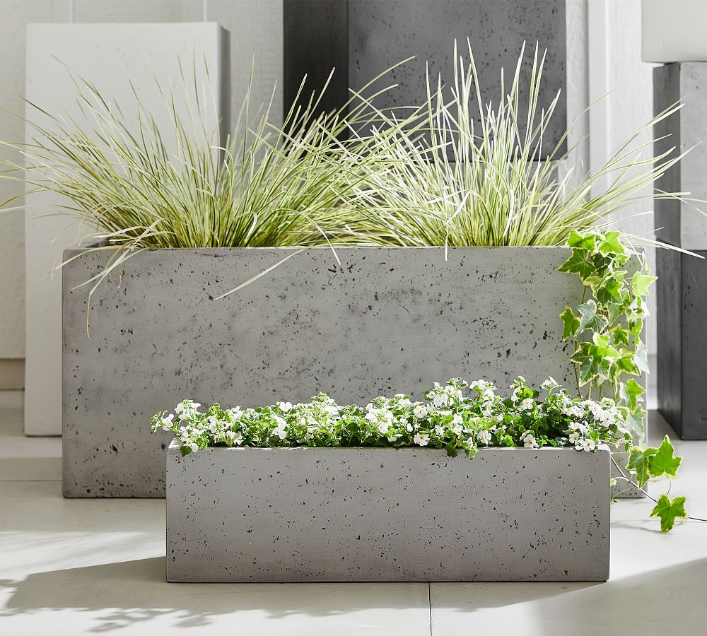 Mission Square Handmade Planters | Pottery Barn (US)