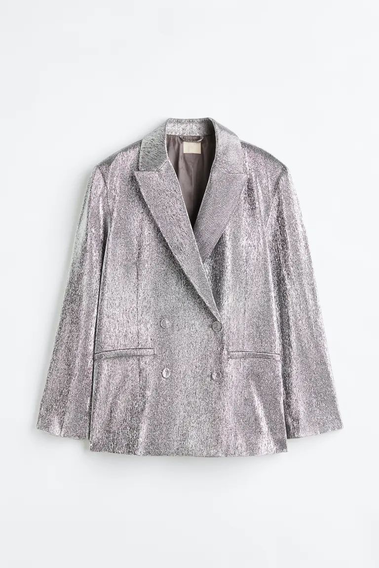 Glitzernder oversized Blazer | H&M (DE, AT, CH, DK, NL, NO, FI)