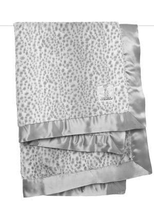 Luxe™ Snow Leopard Baby Blanket | Little Giraffe