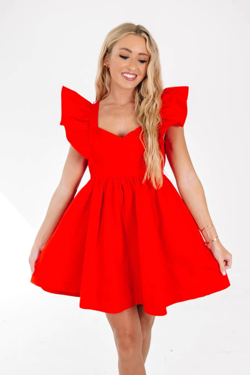 I Remember Everything Dress - Red | The Impeccable Pig