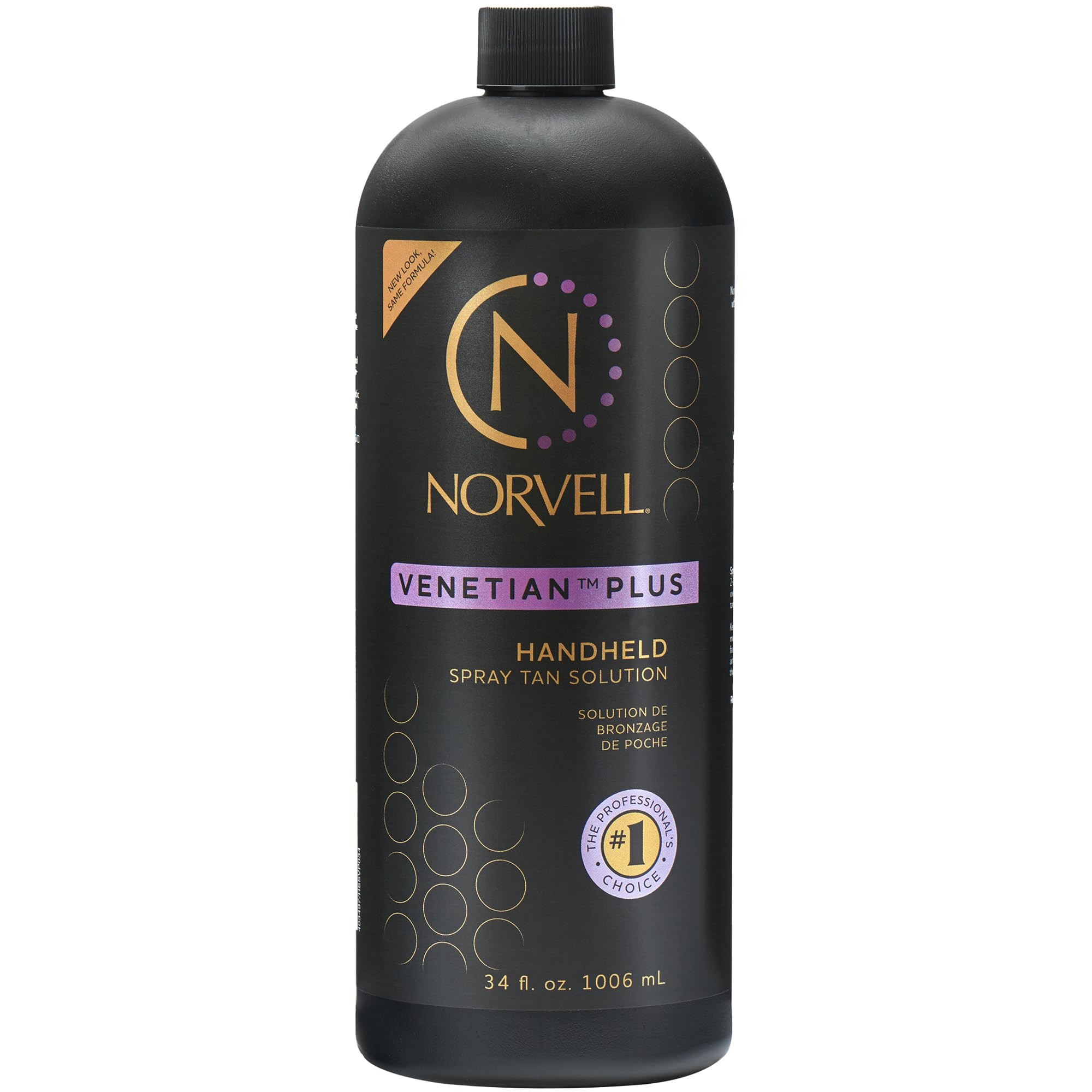 Norvell Premium Professional Sunless Tanning Spray Tan Solution - Venetian Plus, 1 Liter | Amazon (US)