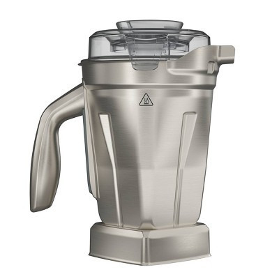 Vitamix Stainless Steel 48oz Container: BPA-Free Dishwasher-Safe Blender Accessory, Silver, 2-Piece Set | Target
