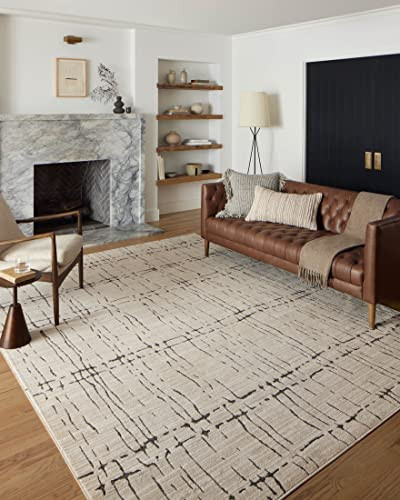 Loloi Darby Sand/Dk. Grey 5'-3" x 7'-6" Area Rug | Amazon (US)
