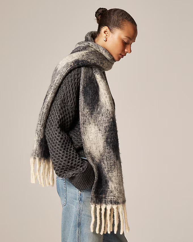 Brushed woven scarf | J. Crew US