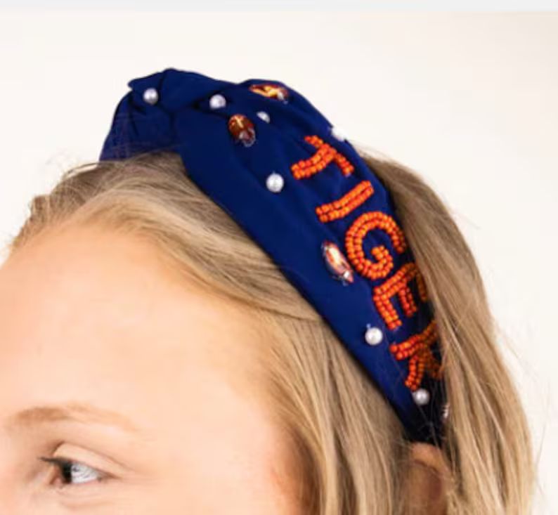 Tiger Seed Bead Headband - Etsy | Etsy (US)