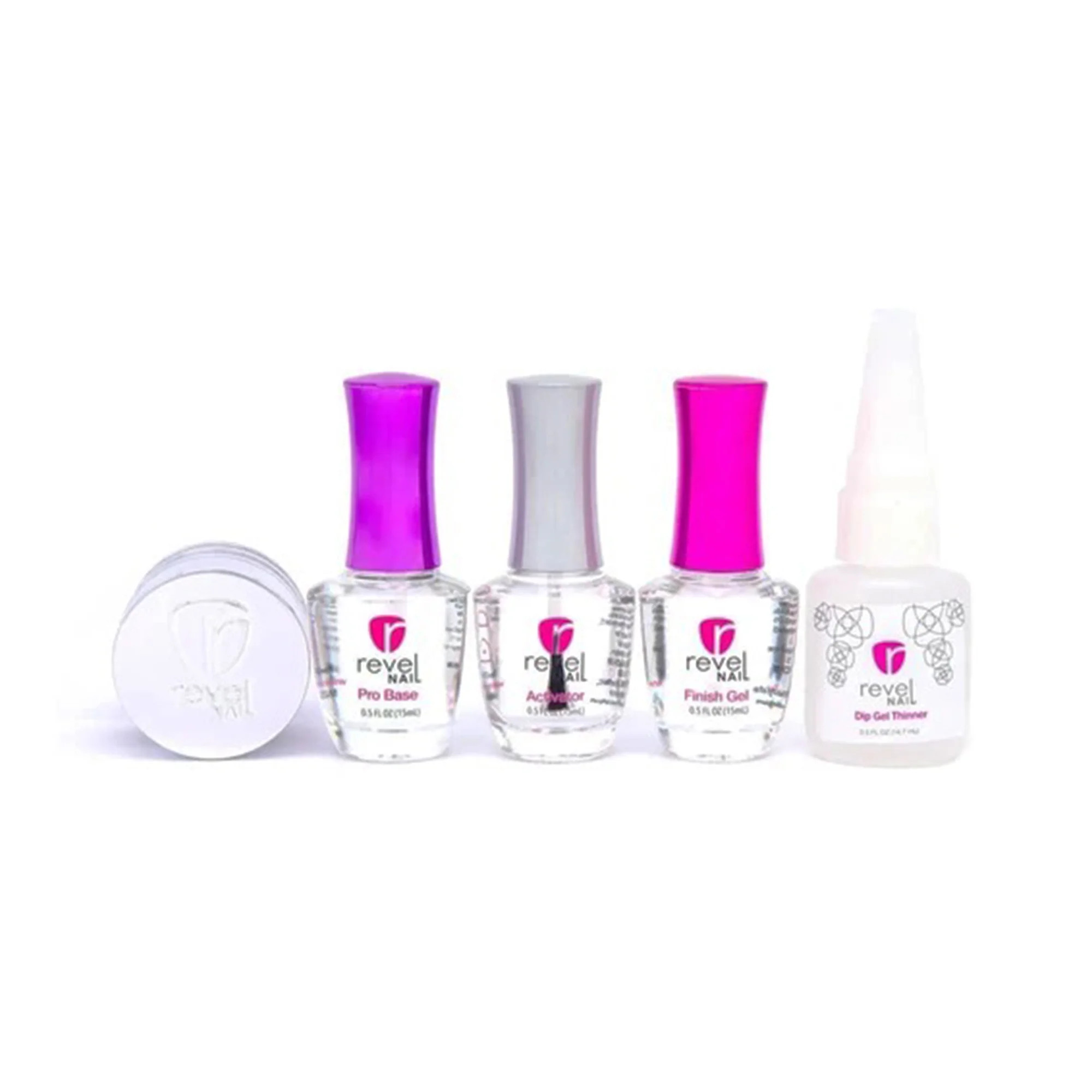 Revel Nail Essential Dip Powder Starter Nail Kit with Erica Pink Polish | Walmart (US)