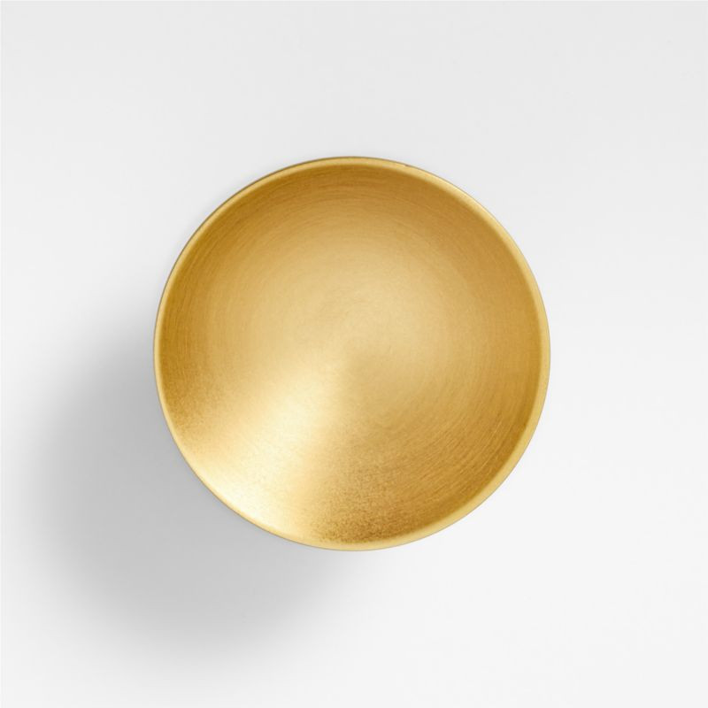 Dish Brass Knob | Crate & Barrel | Crate & Barrel