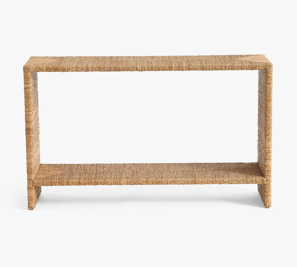 Malibu Woven Console Table | Pottery Barn (US)