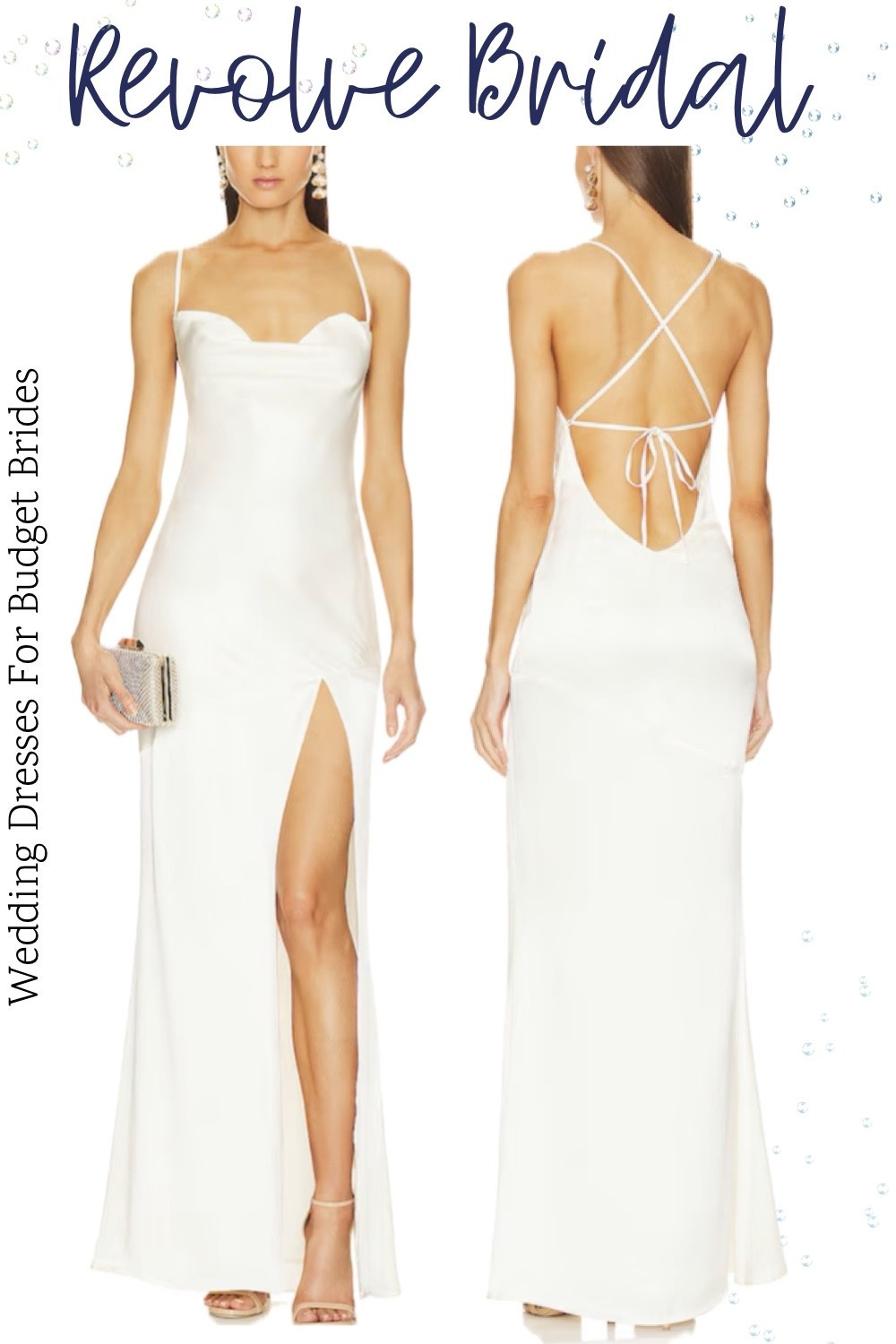 Affordable (and on sale), simple white bridal dress at Revolve.

Reception dresses, bride wedding dresses, courthouse elopement dresses, long white dresses, minimalist wedding dresses, or micro wedding dresses.

#LTKWedding #LTKSeasonal #LTKSaleAlert