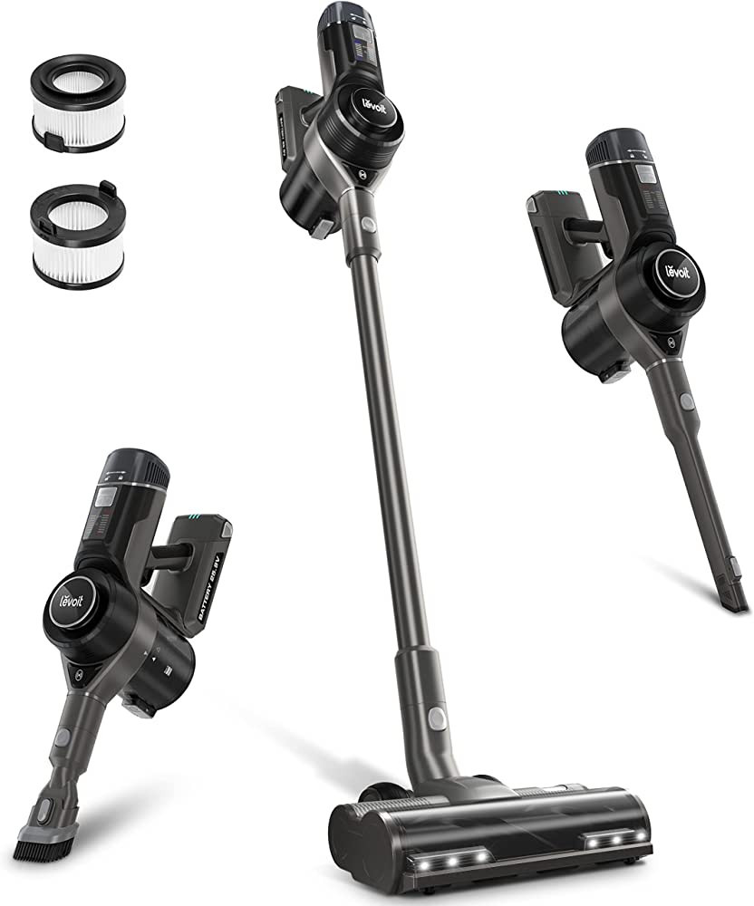 LEVOIT Cordless Vacuum Cleaner, Intelligent Powerful Suction Stick Vaccum with Auto Mode, Deep-Cl... | Amazon (US)
