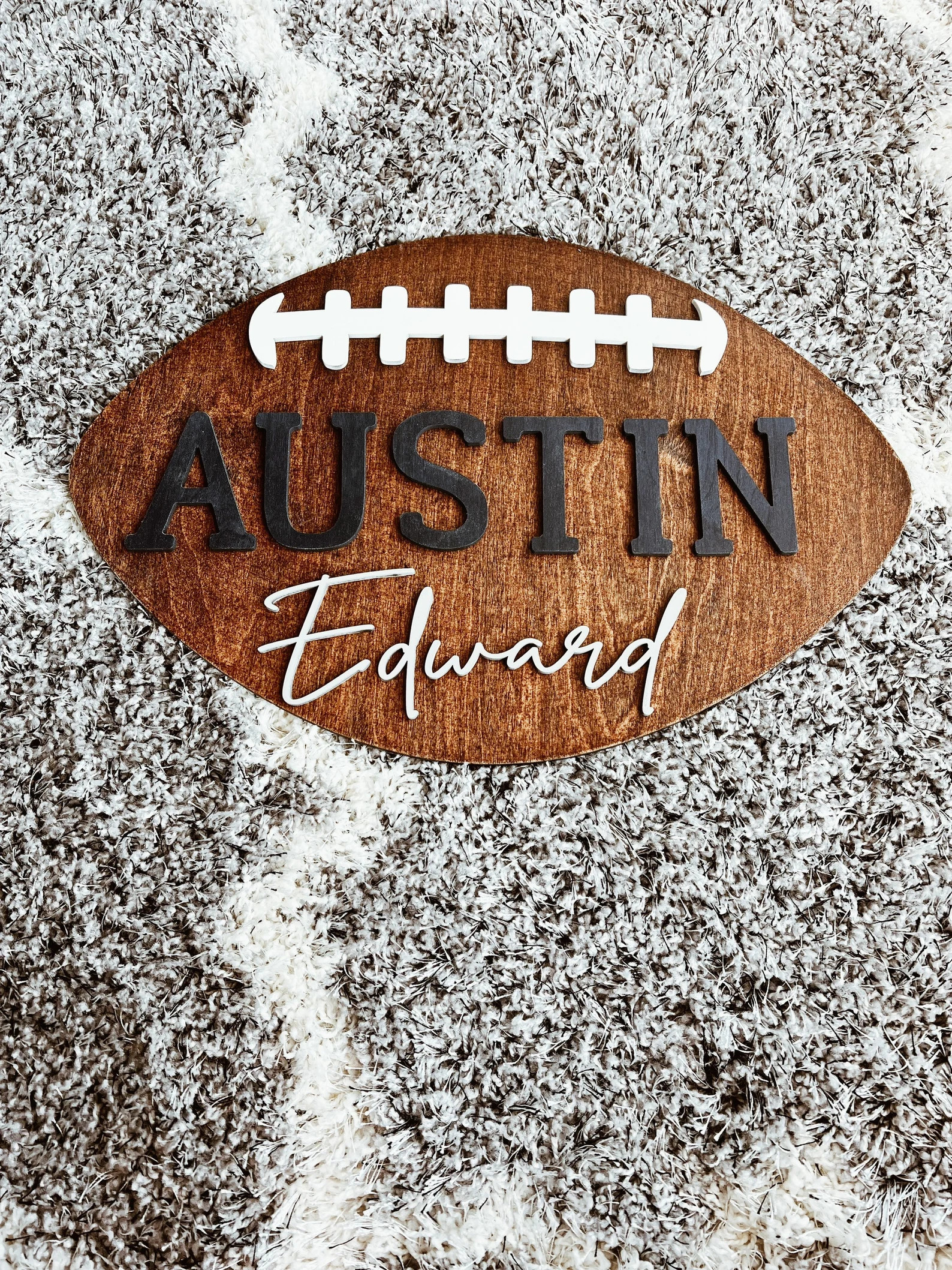 Football Nursery Name Sign| Nursery Sign| Football Themed Nursery | Nursery Name Sign | Toddler S... | Etsy (US)