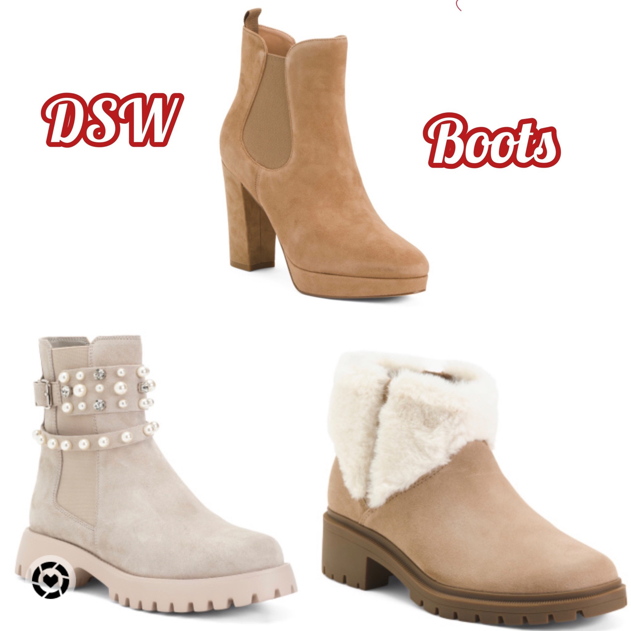 Dsw shop shearling boots