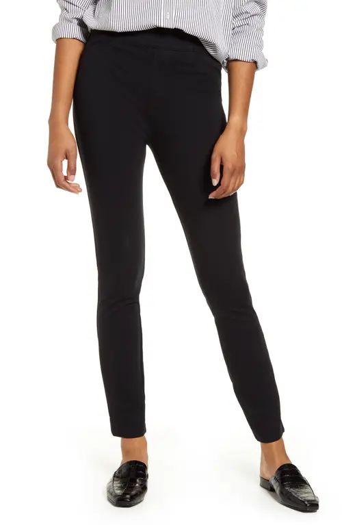 SPANX The Perfect Pant Back Seam Skinny Ankle Pants in Classic Black at Nordstrom, Size Small P | Nordstrom