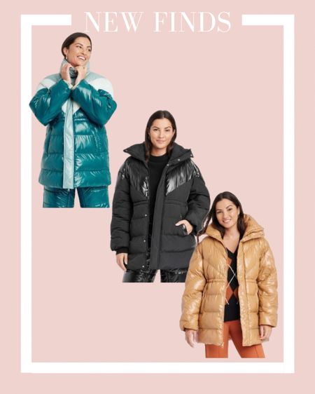 Puffer jacket. Winter coat. Shiny jacket. Winter jacket. Black Friday. Gifts for her 

#LTKunder100 #LTKHoliday #LTKCyberweek