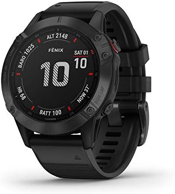 Garmin Fenix 6 Pro, Premium Multisport GPS Watch, Features Mapping, Music, Grade-Adjusted Pace Gu... | Amazon (US)