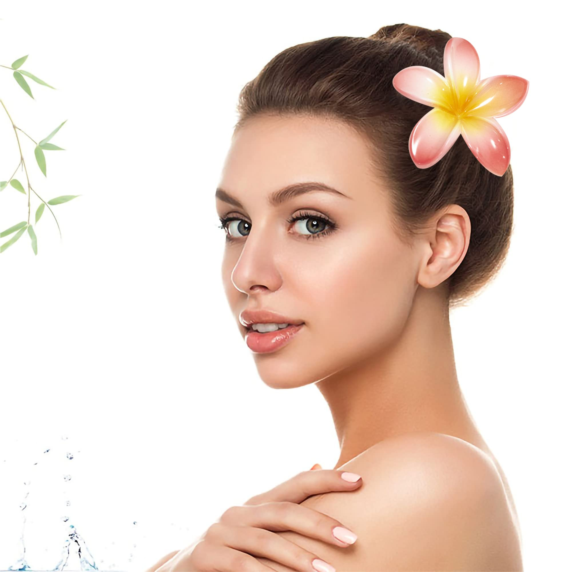 8Pcs Flower Hair Clips - Large 3.2 inch Medium Claw Clips for Thick & Thin Hair, Strong Hold Nons... | Amazon (US)