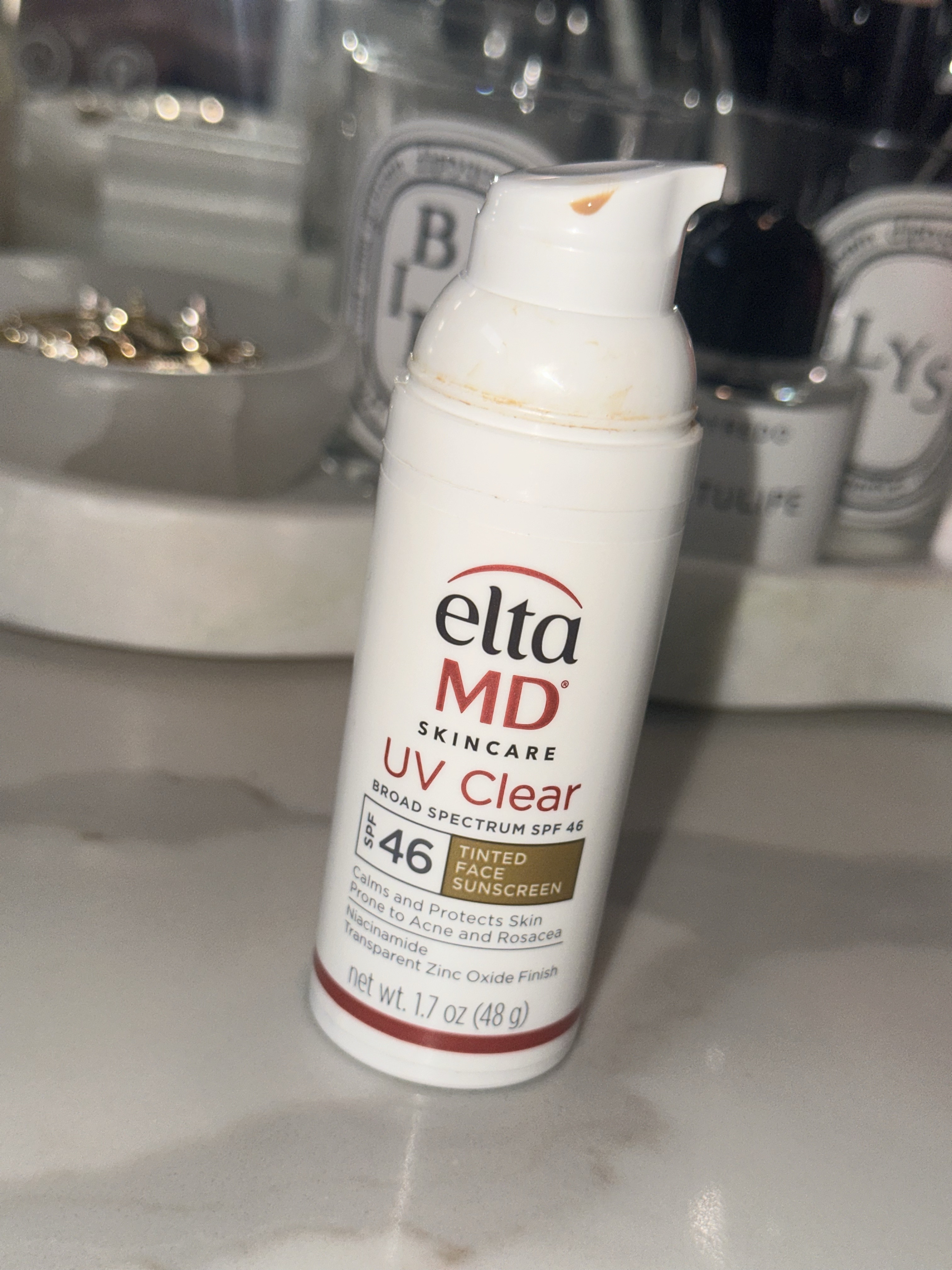 The most PERFECT sunscreen, period. ☀️oil free, perfect for those who are acne prone (like me) or with rosacea. Calms, protects, feels so luxurious. Primes and preps skin perfectly for makeup and gives you the prettiest healthy glow. I use the tinted formula, although it’s super sheer so would work with most skin tones. It doesn’t provide actual coverage, just makes your skin look healthy. ✨

#LTKOver40 #LTKBeauty