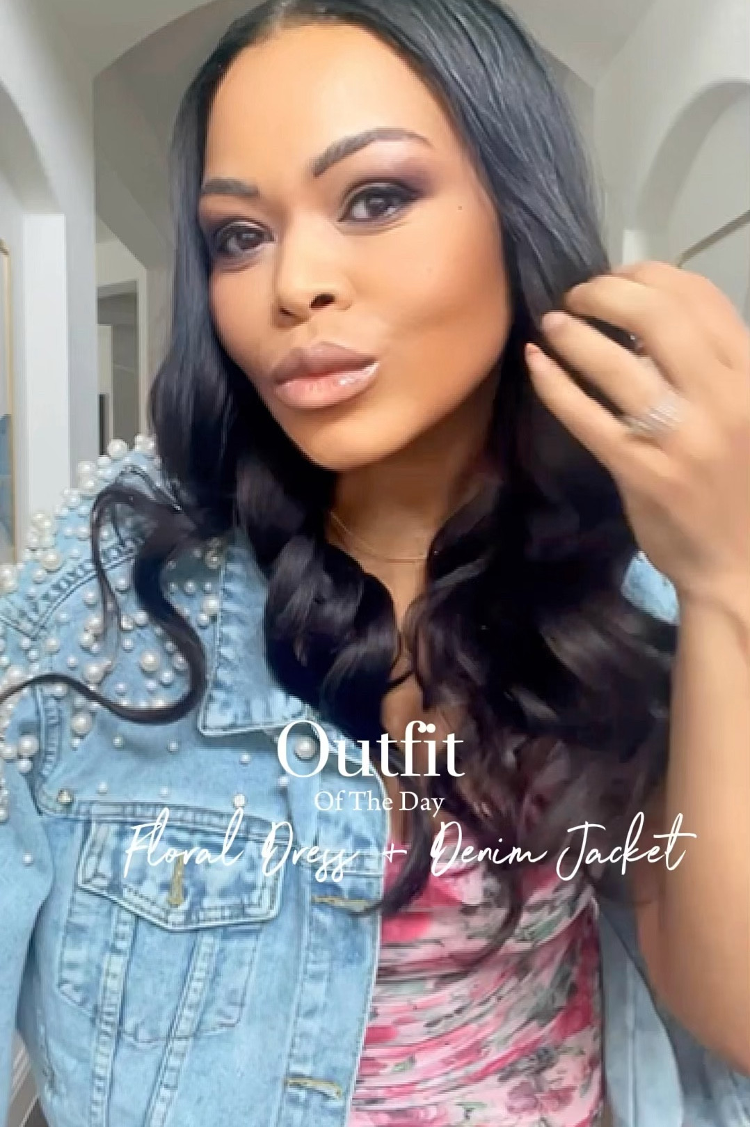 Transformed this fun look from a DAY LOOK to a DATE NIGHT look by simply removing my denim jacket! 

#LTKParties #LTKStyleTip #LTKFindsUnder100