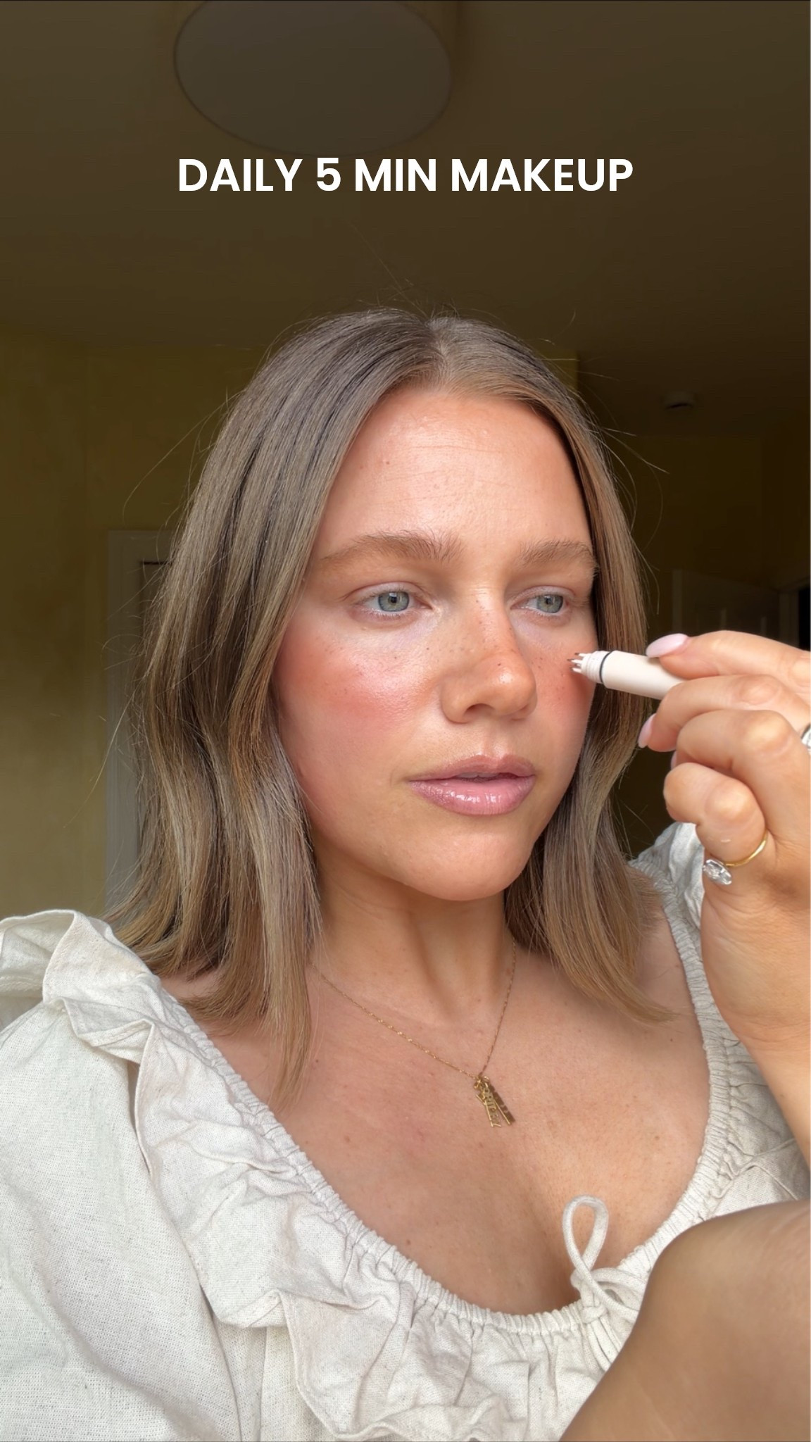 @summerfridays lip stain - Almond
@eadem gloss - Butter Mochi
@dibs concealer - 220 (code bre)
@loreal Lumi bronze - 120
@tarte faux frecks
@nyx clear brow gel

#dailymakeup #5minutemakeup #bresheppard #fauxfreckles #freshmakeup

#LTKgrwm #LTKmomlife