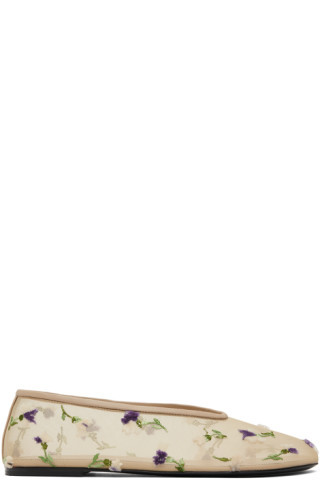 KHAITE - Beige 'The Marcy' Ballerina Flats | SSENSE