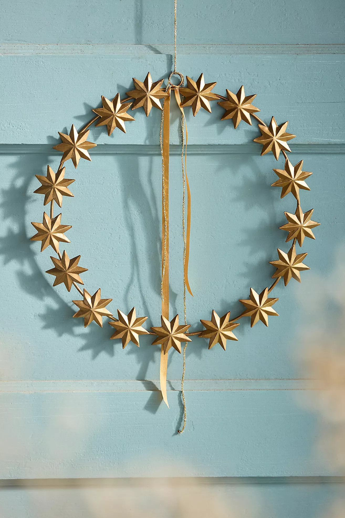 Starry Circlet Iron Wreath | Anthropologie (US)