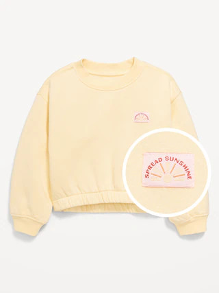 Balloon-Sleeve Sweatshirt for Toddler Girls | Old Navy (US)