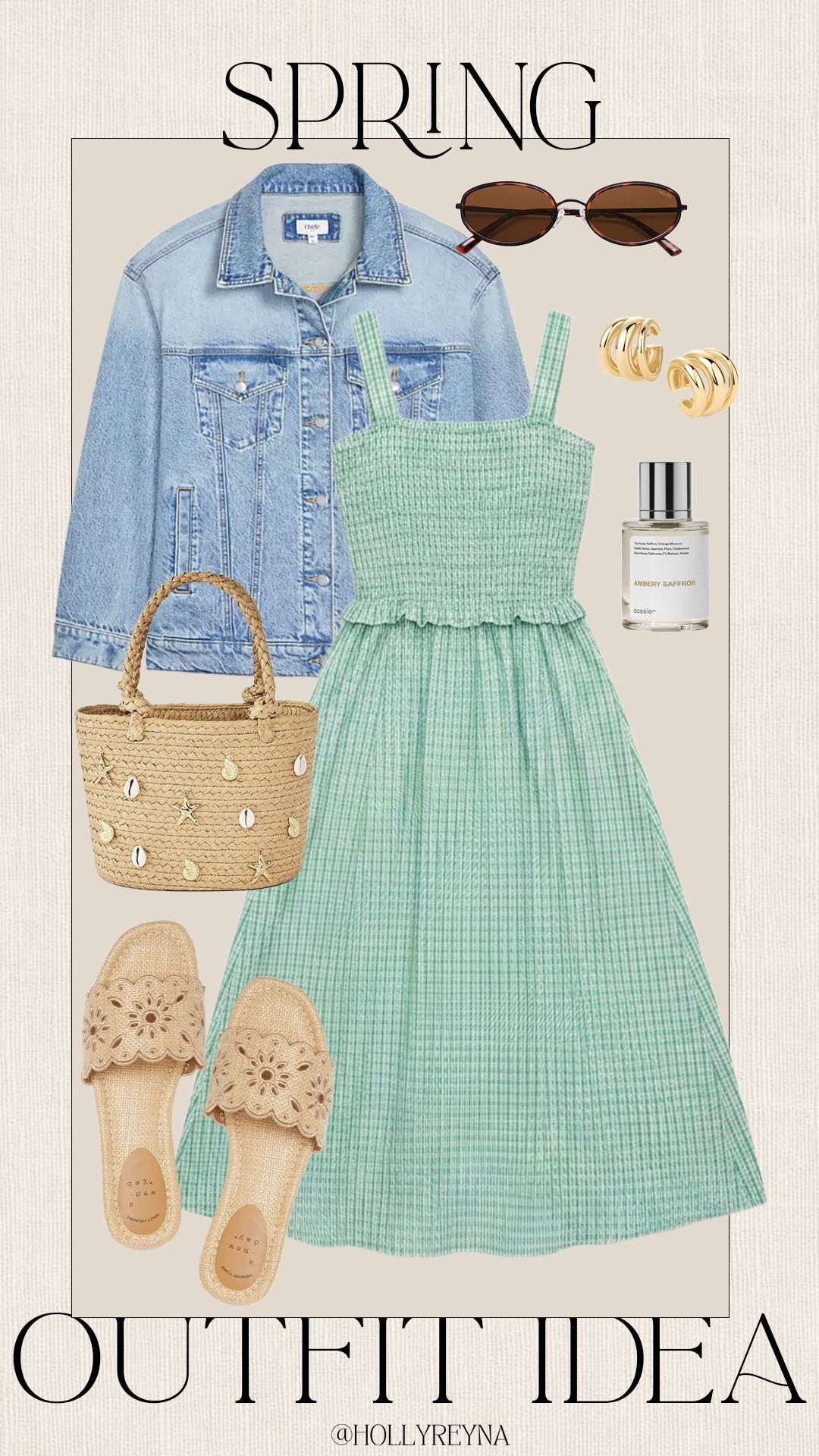 Trendy spring outfit! Love this dress! 

#springstyle

Spring style. Trendy spring style. Elevates casual spring style. Old navy new arrivals. Spring denim jacket. Target embellished straw bag. Target spring sandals  

#LTKSeasonal #LTKootd #LTKgrwm