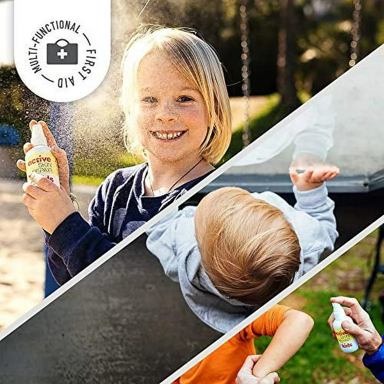 Active Skin Repair Kids First Aid Spray - Non-Toxic & Natural Kids First Aid Spray for Minor Cuts... | Walmart (US)