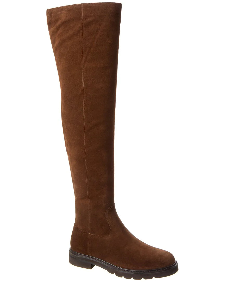 Stuart Weitzman Chicago Lug Suede Over-The-Knee Boot | Shop Simon
