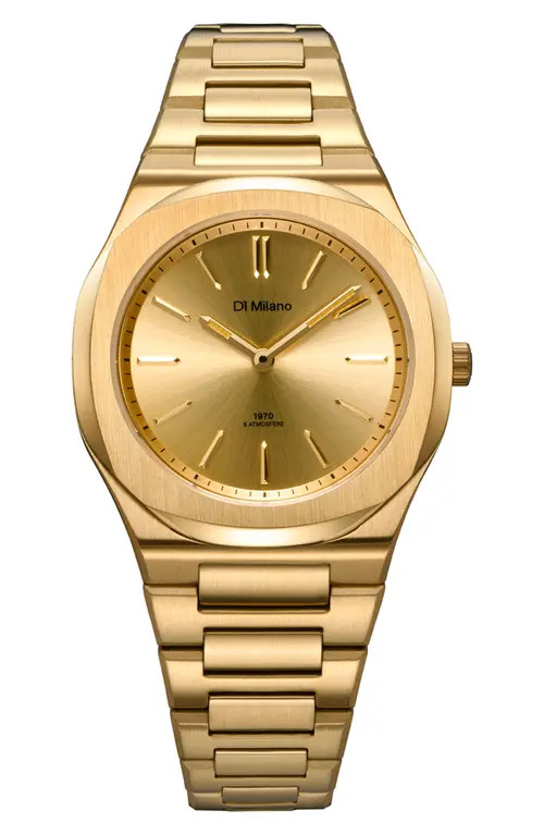 D1 Milano Ultra Thin Bracelet Watch, 34mm in Gold at Nordstrom | Nordstrom