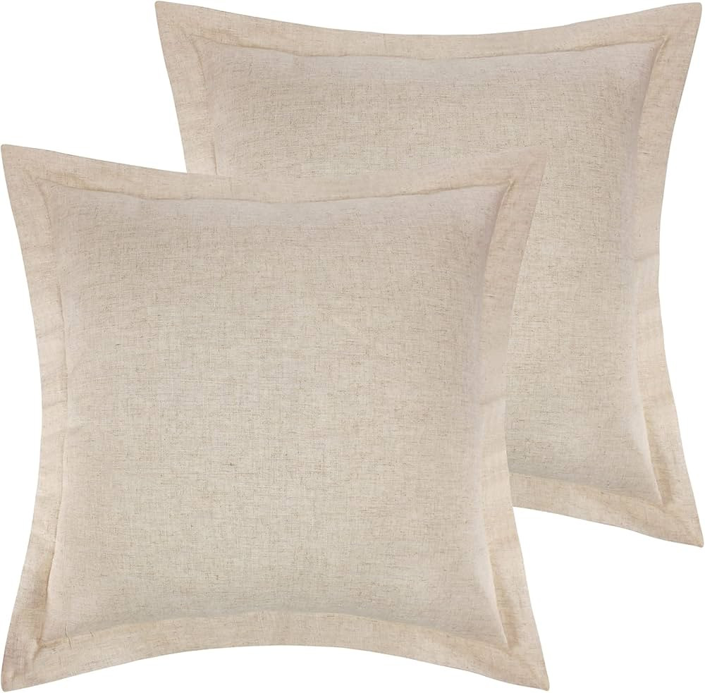 Levtex Home Natural Linen Euro Sham 26x26in. | Amazon (US)