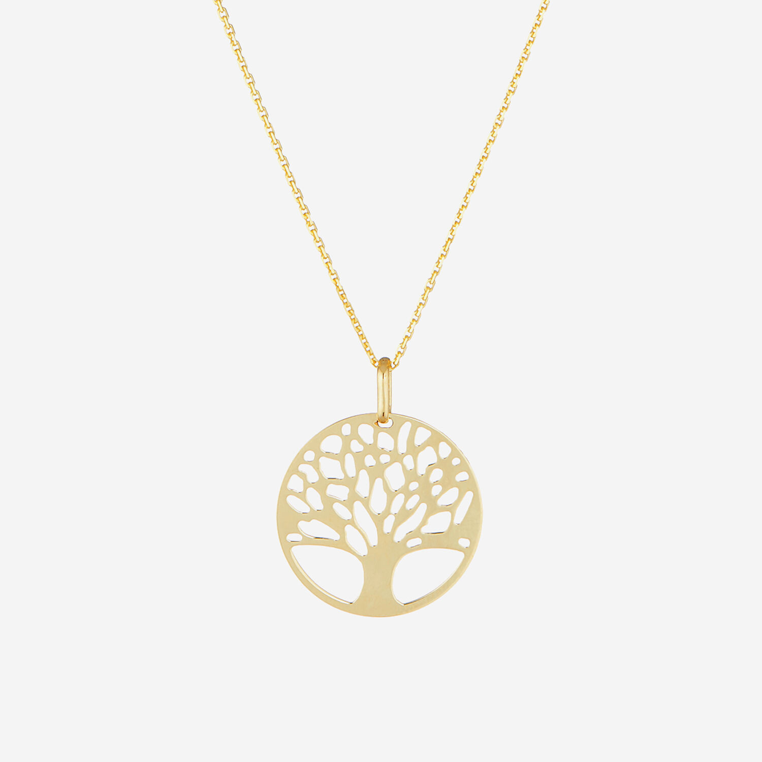 9ct Gold Tree Pendant Necklace | TK Maxx