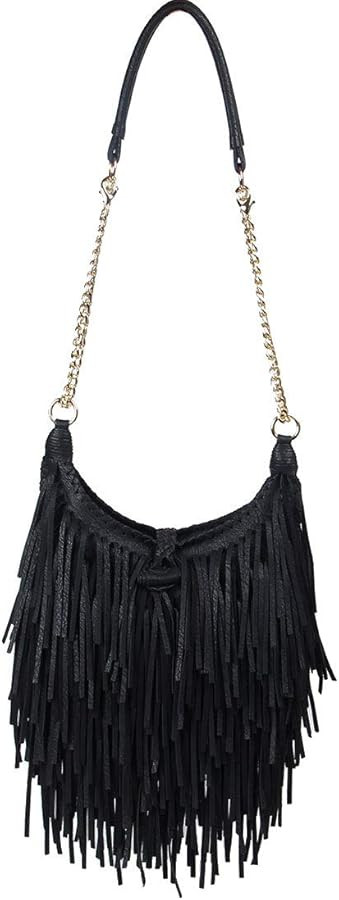 Lanpet Women Fringe Tassel Cross Body Bag Leisure Shoulder Bag: Handbags: Amazon.com | Amazon (US)