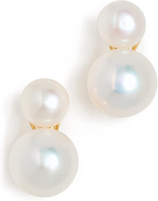 SHASHI Women's Bianca Pearl Earrings, Pearl, Off White, One Size | Amazon (US)