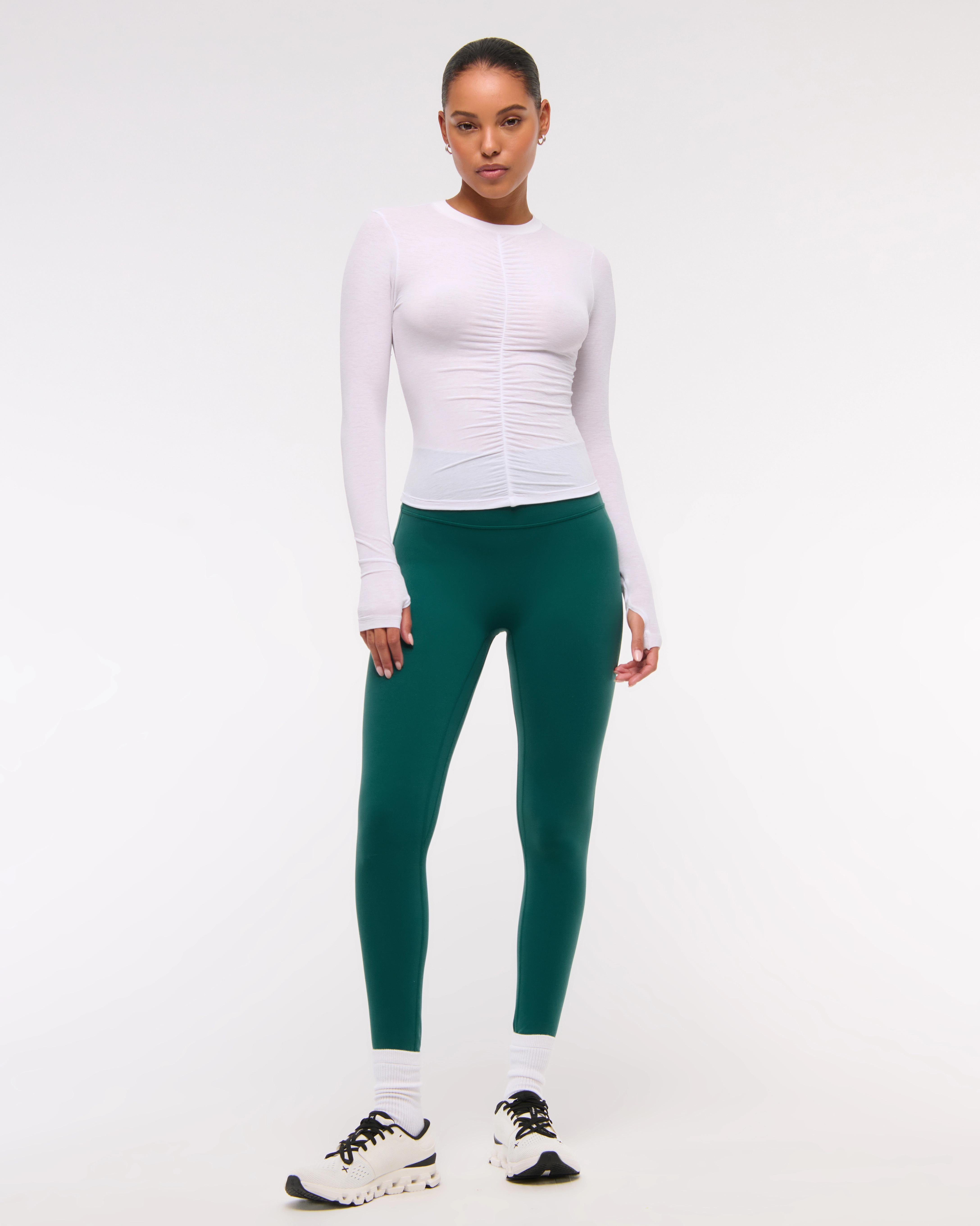 YPB studioFLEX 7/8-Length Legging | Abercrombie & Fitch (US)